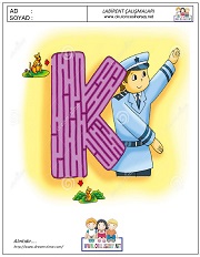 anaokulları için Labirent Bulmaca